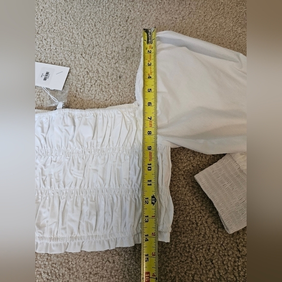 Emory Park top white Medium - Picture 3 of 8